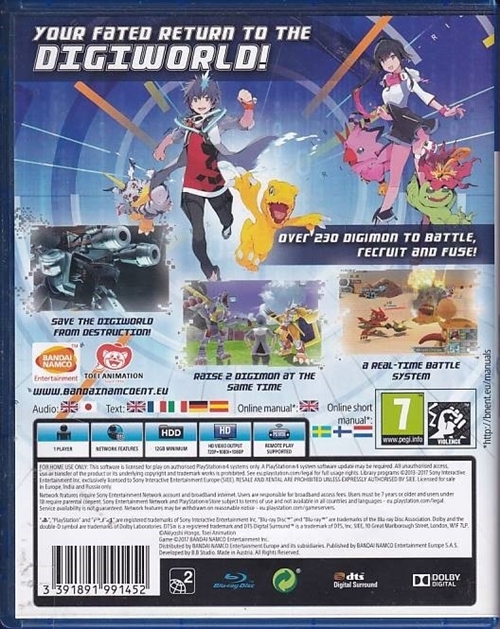 Digimon World Next Order - PS4 (A Grade) (Genbrug)